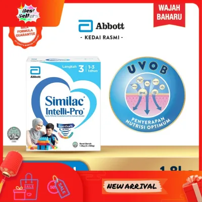 ⭐READY STOCK⭐ ❅Similac Intelli-Pro Step 3 Growing Up Milk Foula BIB (1.8kg)♚