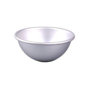 Kitchen Tool 3D Aluminum Ball Sphere Bath Snowball Cake Pastry Mould Half Round Bomb Mold Daifuku Dessert Pan Tin Baking Practical Mochi Mold