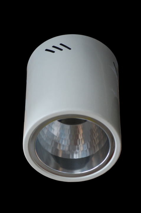 HKY LED PINLIGHT HOUSING WHITE ROUND 3.5