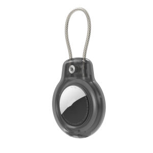 พวงกุญแจสเตนเลสสตีลกันหายอุปกรณ์อัจฉริยะสำหรับ Airtag GPS Tracker ป้องกันการพีซีเคสแบบแข็งชิ้นส่วนอัพเกรด