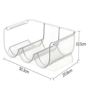 1 PCS Acrylic Cup Storage Rack Stackable Transparent Beverage Rack Wine Rack Holder Kitchen Refrigerator Water Bottle Organizer