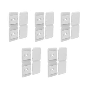 5Pcs Reusable Adhesive Hook Strong Buckle Hook Waterproof Wall Hook Wall Mount Storage Holder For Electronics