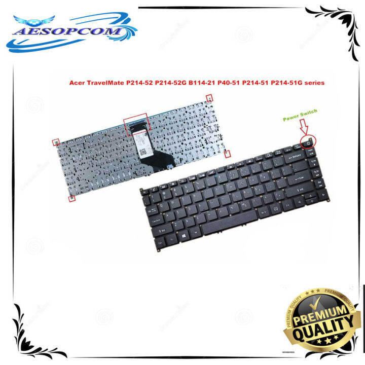 Laptop Keyboard For ACER TravelMate P214 TMP214 52 TMB114 21 TMP214 51