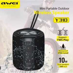 ORIGINAL AWEI Y310 PORTABLE MINI BLUETOOTH WIRELESS SPEAKER