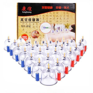 24/32 cupping ชุดป้องสมบูรณ์อุปกรณ์ดูดสูญญากาศอุปกรณ์สําหรับใช้ในครัวเรือนแม่เหล็กบําบัดดูดป้องเครื่องมือ