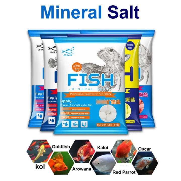 Image showcasing Mineral Salt 500g Sterilization Crystal Pure Salt Aquarium Salt Prevent ...