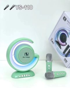 （รับประกัน）ส่งจากกทม บลูทูธไมโครโฟนลำโพงไร้สายไมโครโฟนไร้สายและชุดลำโพงเสียบชุดสเตอริโอติดทนนานขนาดเล็กและพกพา