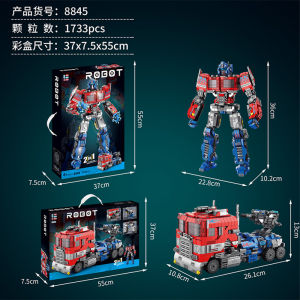 Building Blocks Toys Transformers Bumblebee Assembled Toy Mecha Robot Optimus Prime Boys Gift