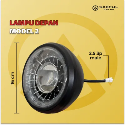 Lampu Depan Sepeda Listrik