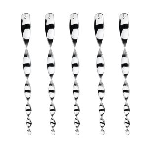 Bird Repellent Reflective Scare Rods Ornamental Spinner Deterrent Control Device Keeps Birds Away