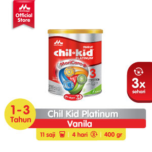 Morinaga Chil Kid Platinum Vanilla 400g Susu Formula Pertumbuhan Anak Usia 1-3 Tahun