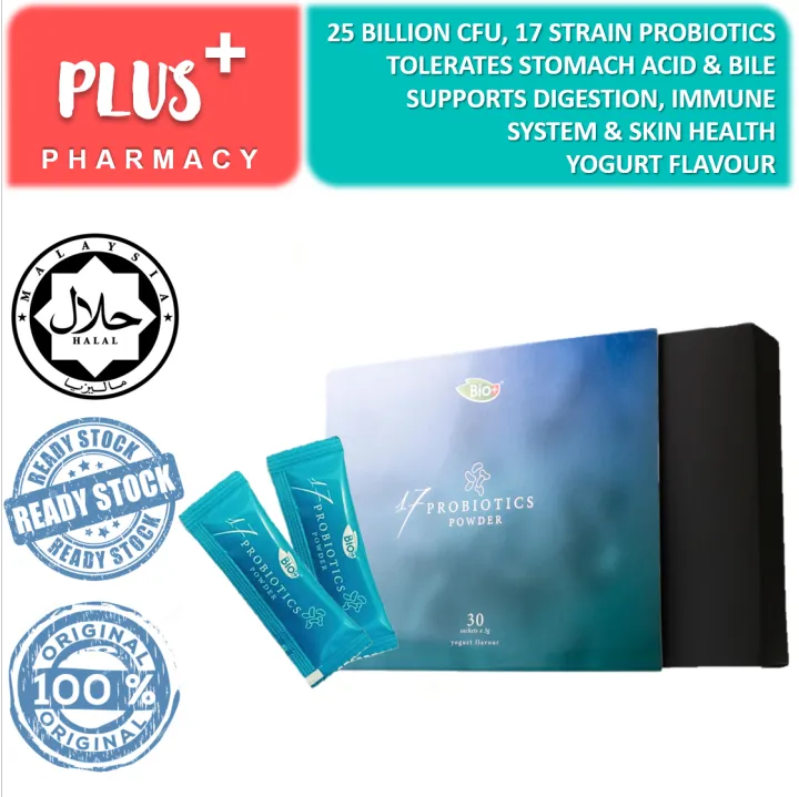 [PLUS+PLUS] Bio+ 17 Probiotics Powder Sachets 25 Billion CFU 17 ...