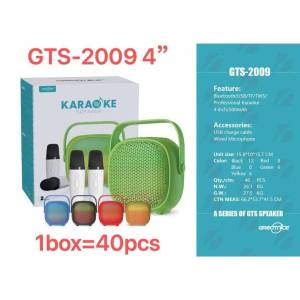 Bts.Shop BTS-1955 Portable Karaoke Speaker Bluetooth 5.0 USB TF FM 3-Inch Speaker