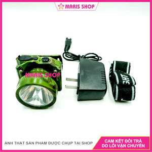 Đèn PIN Đội Đầu Ánh Sáng Vàng Chống Nước Đi Mưa Đèn Soi Ếch Đi Câu Đêm [TD-001]