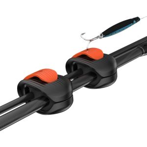 NEXTYOO 2/4Pcs Gắn tường Giá đỡ cần câu đa năng Bền bỉ Kẹp buộc thanh Giá đỡ cần câu cá Di động Chống trơn trượt Bọc bảo vệ cần câu cá Phụ Kiện Câu Cá Ngoài Trời