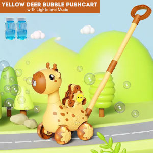 Bubble machine push toy for boys and girls Electric bubble machine kids push-and-go toy