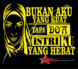 Stiker Mobil Variasi Kata-Kata Doa Stiker Mobil Stiker Carry Pick Up Cutting Car