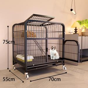 Cat Cage 2/3/4 Layers Thickened Pet Dog Villa Easy Assemble Large Free Space with Hammock Luxury Enlarged Puppy Cat House Indoor Cat Cage Villa
