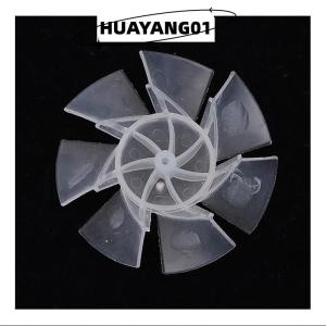 HUAYANG01 [2023 new HOT FASHION] 1 PC 7 Blades nhựa Fan Blade bên ngoài đường kính 35mm 42mm 50mm 65mm nhựa làm mát Fan Blade cho máy sấy tóc