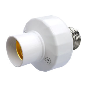 (local delivery) Kebidumei Smart Led Bulb Switch 360 Degrees PIR Motion Sensor E27 Lamp Base Bulb Holder Socket Adapter Converter AC 85-265V Adjustable Detector Lamp Base