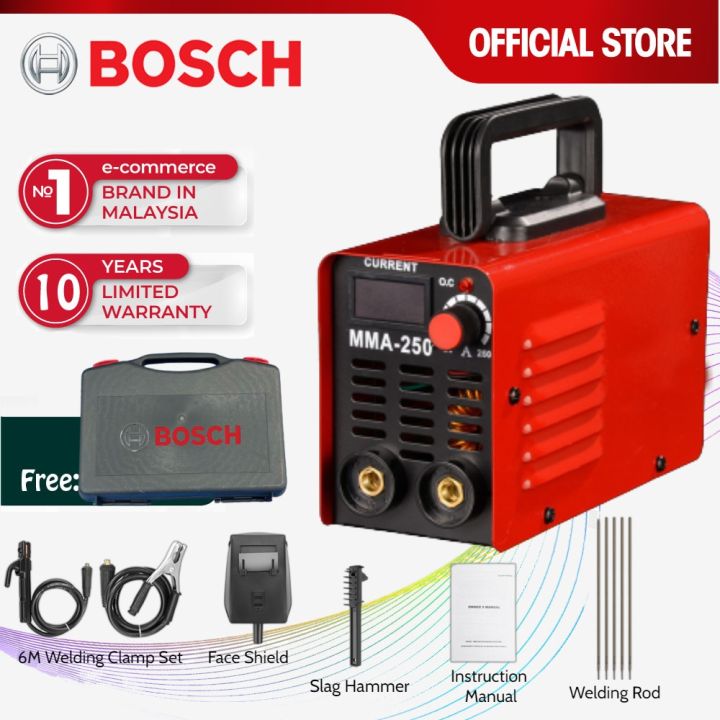 Bosch Welding Machine MMA250 Portable Electric Welder Technology