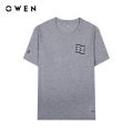 OWEN - Áo thun nam Tshirt ngắn tay Body Fit TSN233247 màu Ghi chất liệu COTTON MODAL. 