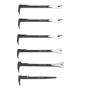 Ergonomic Lightweight Metal Pry Bar Perfect For Wooden Crates Disassembly Nail Extraction And Construction Maintenance