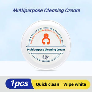 Multipurpose shoes cleaning cream water-free cleaning quick clean wipe white powerful decontamination clean white shoes