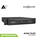 Audiocenter Artist T4.4V เพาเวอร์แอมป์ 4 แชนแนล แอมป์คลาส D 260 วัตต์ที่ 4 โอห์ม มี Hi-Z AT Prosound. 