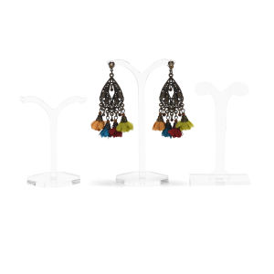 YINGRAN2 Acrylic Stud dangle Bông tai hiển thị giá đứng trang sức móc áo tổ chức chủ