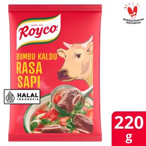 Royco 220gr Kaldu Penyedap Rasa Makanan / Royko Bumbu Ayam - Sapi 220 Gram / Roiko - 1pcs