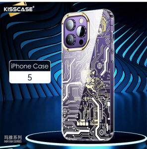 Kisscase Mayan Văn Minh Loạt Bạc Khắc Mạch Vòng Kim Loại Ống Kính Khung Magsafe Trường Hợp Đối Với iPhone 14 Pro Max điện thoại di động cao cấp Trường Hợp Apple 13 Vỏ Bọc Bao Gồm Tất Cả Mới Apple 13 PC bảo vệ cứng Bìa Cover Quay Lại