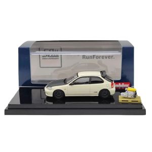 2026 Hobby HJ64 1/64 for TYPE R (EK9) & EG6) Sir-S JDM Style Customized Version with Engine Display Diecast Model Car Collection