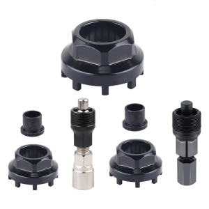 Xe đạp trục giữa công cụ sửa chữa dụng cụ bảo trì chuyên nghiệp xe đạp 8 notch chainring lockring cài đặt dụng cụ nhổ