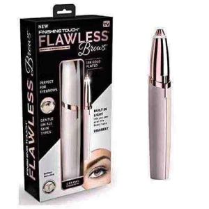 SK-FASHION Electric Eyebrow Trimmer Pen Remover Brows Razor Eyebrow Shaver (White)