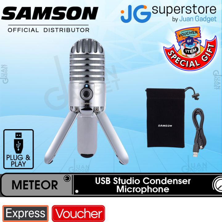 Samson Meteor Mic USB Studio Condenser Microphone Video Livestream