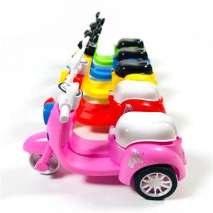 LILYandGIRL Funny Plastic Vehicles Simulation Motorcycle Model Birthday Gifts Girl Boy Toy Kids Inertia Car Pull Back Car Mini Motorcycle