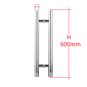 Heavy Duty Stainless Steel Round Square Matte Black Sliding Door Handle Glass Door Wooden Door Hand