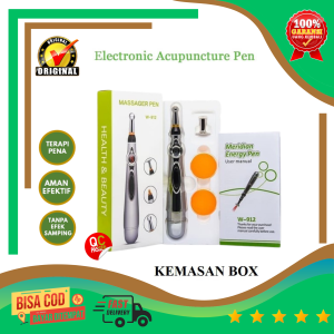 [ BERGARANSI ] Pena Terapi Akupuntur Massager Pen DF-618 Set Alat Terapi Kesehatan Wajah Meridian Energy Acunputure Massage Pen Elektronik Laser Therapy-  Pulpen Titik Aku Puntur Listrik Badan Kepala Kaki Pena Pijat Refleksi Getar Elektrik Magnet Modern
