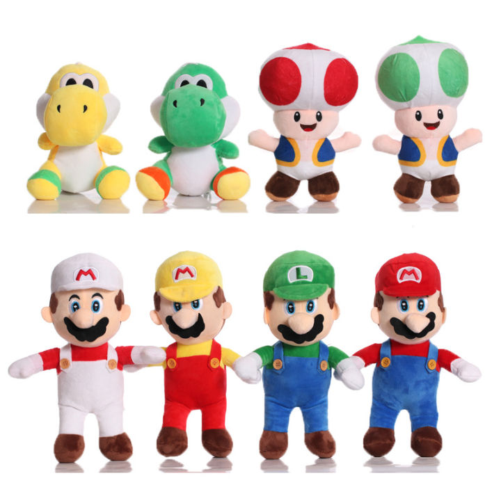 Super mario plush clearance toys