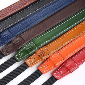 Roadfisher Genuine Real Leather Film Camera Bag Protect Case Cover Base Grip Shoulder Belt Neck Strap For Canon F-1 F1
