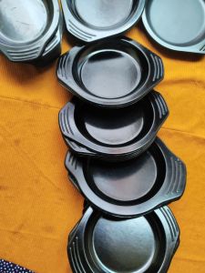 Đế lót đĩa lót melamine dùng lót nồi đất số 6 số 7 số 8 nấu mì cay tô cháo bát phở các loại
