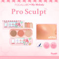FOCALLURE X Sanrio Pro Sculpt 3-in-1 Palette Blush Contour Highlighter #DressUpSlay. 