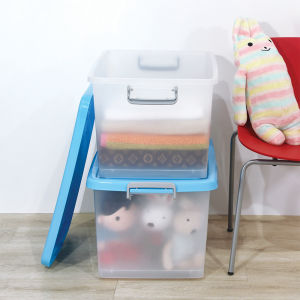 [SG Stock] [Bundle of 3] Algo 65L PP Stackable Multifunction Cloths Toys Home Organization Storage Container with Wheels