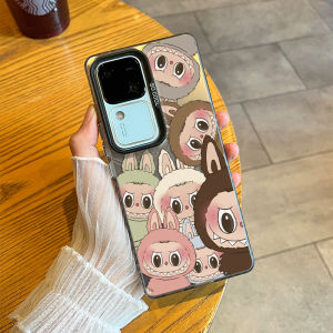 เคส Vivo V29 V30 5G เคส Vivo V30 Pro Matte เคสกันกระแทกน่ารัก Raboo เคสโทรศัพท์โปร่งแสงฝาครอบเคสโทรศัพท์