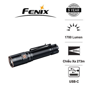 Đèn pin FENIX E28R V2.0 nhỏ gọn sáng 1700 lumen chiếu xa 273m sạc USB C pin sạc 18650 3400mAh đuôi nam châm
