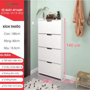 Tủ Giày Thông Minh Tủ Đựng Giày Dép Kệ Giày Thông Minh Tủ Giày Mỏng Tiết Kiệm Diện Tích Chất Liệu Chống Nước GIÁ XƯỞNG