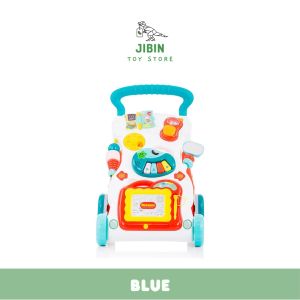 JIBIN - Mainan Baby Walker Music / Dorongan Bayi Musik / Mainan Anak Bayi Music Walker Alat Bantu Belajar Berjalan Push Walker
