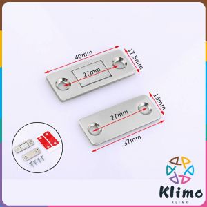 KLIMO Anti-Rust Strong Magnetic Stainless Door Catch Closer Cabinet Doorcatch Latch Magnet