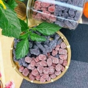 Kẹo dâu 2 vị (Kẹo hương dâu tằm mix kẹo hương dâu tây chua ngọt- có video) {Khối lượng tịnh không tính bao bì}